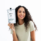 Bonplex Clinic Perm cream type multi perm system pouch showcasing pH 4.5 indicator.
