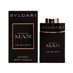 Authentic Bvlgari Man In Black Eau De Parfum spray showing the iconic branding details