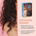 One 'N Only Moisturizing Alkaline Perm Treatment top view illustrating original imported packaging seals