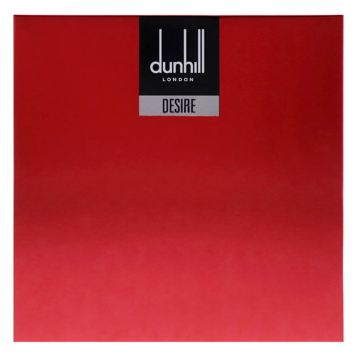 Close up of Alfred Dunhill Desire Red cologne bottle