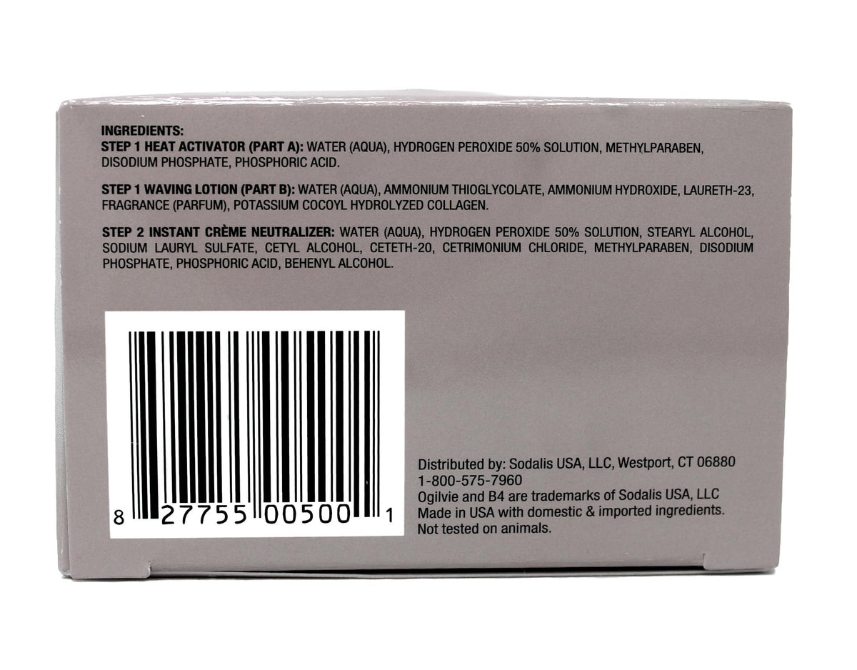 Three boxes of Ogilvie precisely right conditioning formula for long lasting curls