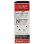 Back label of Pin-Up End Curl perm bottle displaying vegan and ammonia free product benefits.