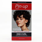 Pin-Up permanent hair curling kit for short hair sections showing protein rich ingredients.
