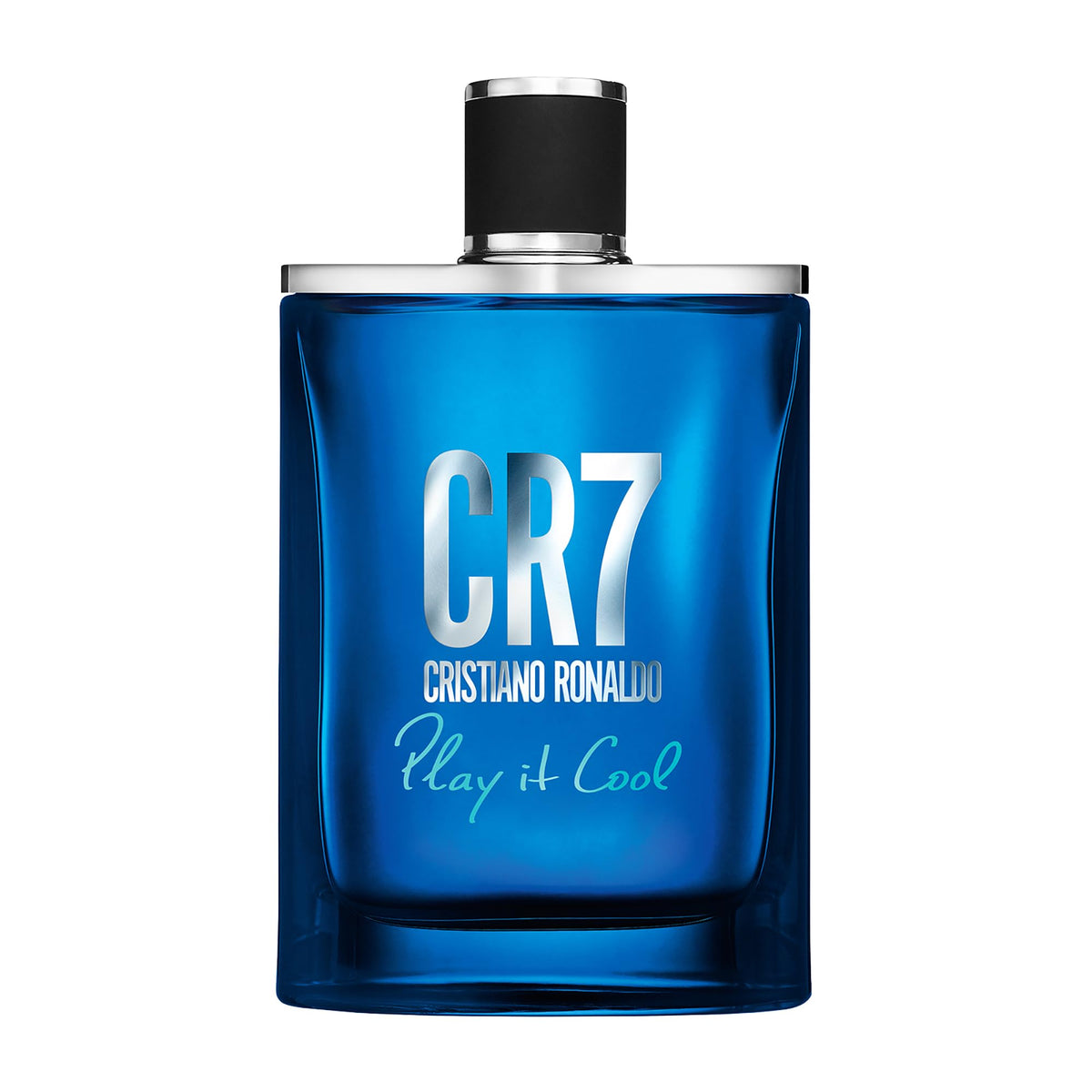 Side view of Cristiano Ronaldo Play It Cool fragrance set