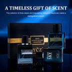 Ycz perfume bottles arranged for display