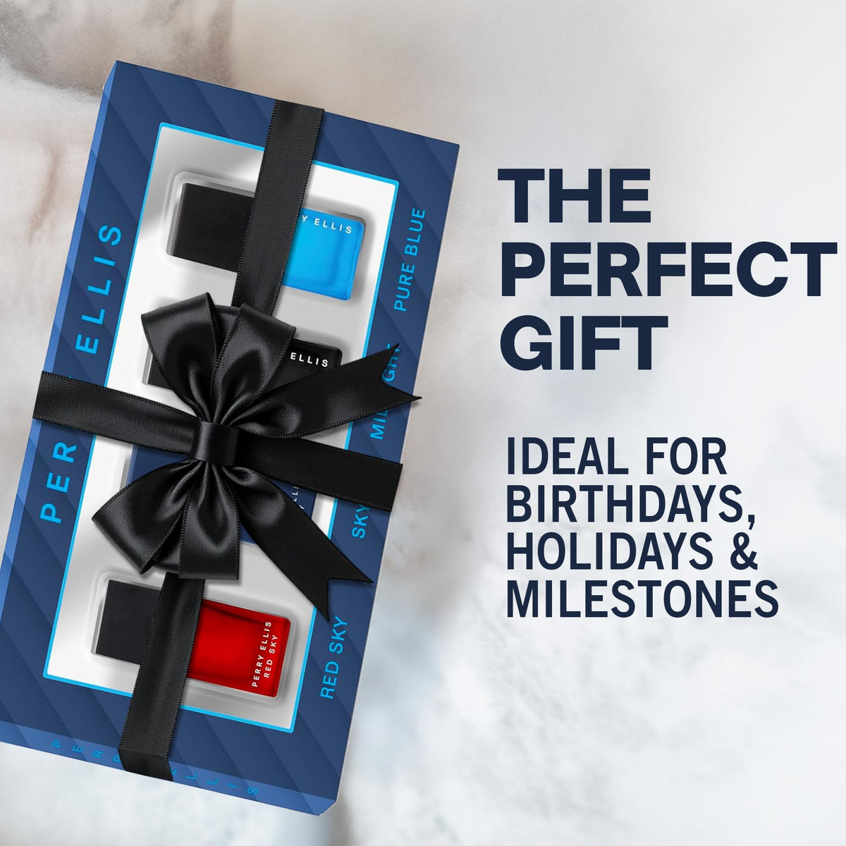 Authentic Perry Ellis Men's Mini Coffret Gift Set branded box display.
