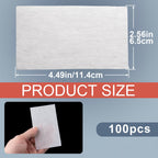 Thick absorbent perm end wraps protecting hair on roller