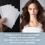 Close up of tough disposable paper texture for hair curling