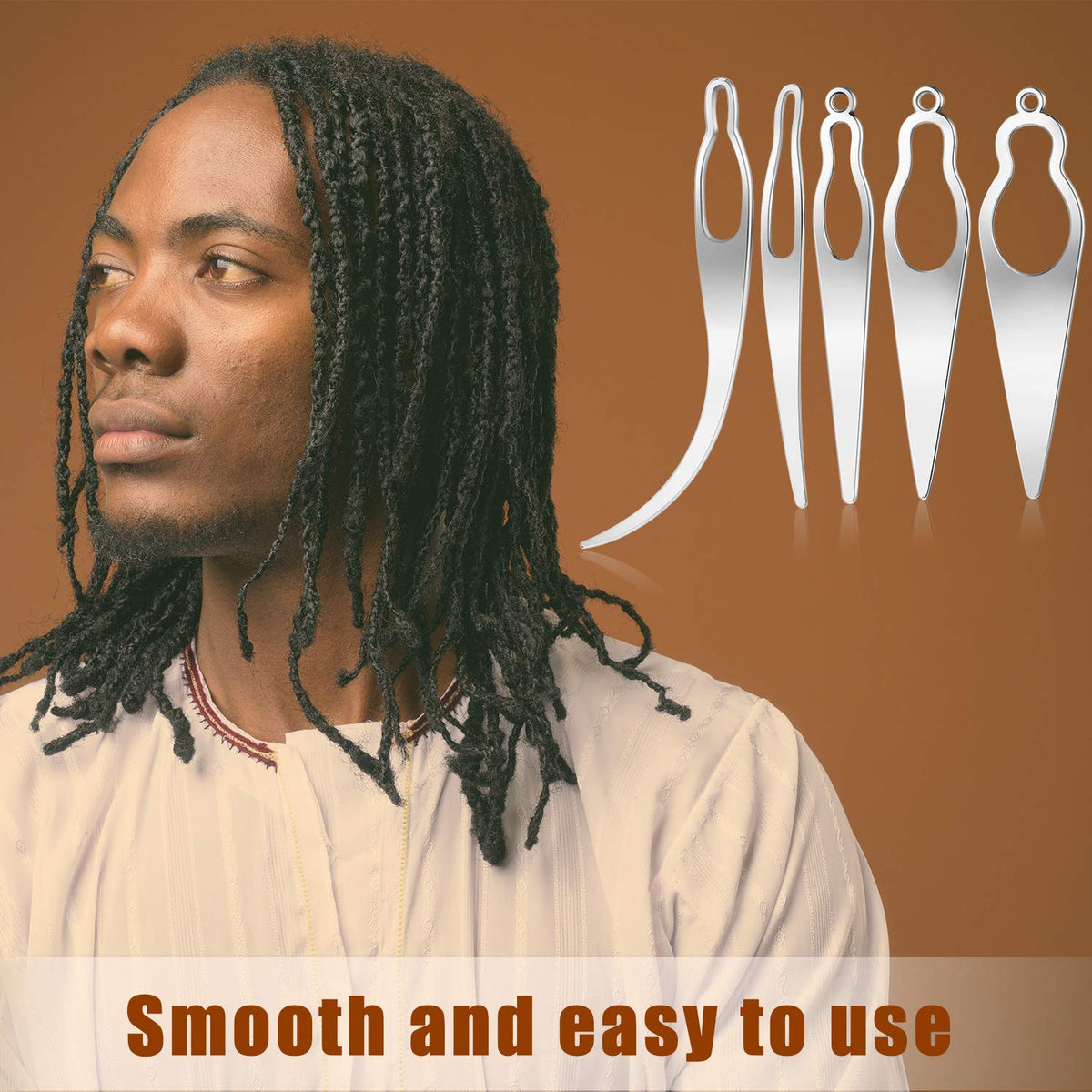 WILLBOND 5 pieces dreadlocks tightening accessories stored inside the padded gift box