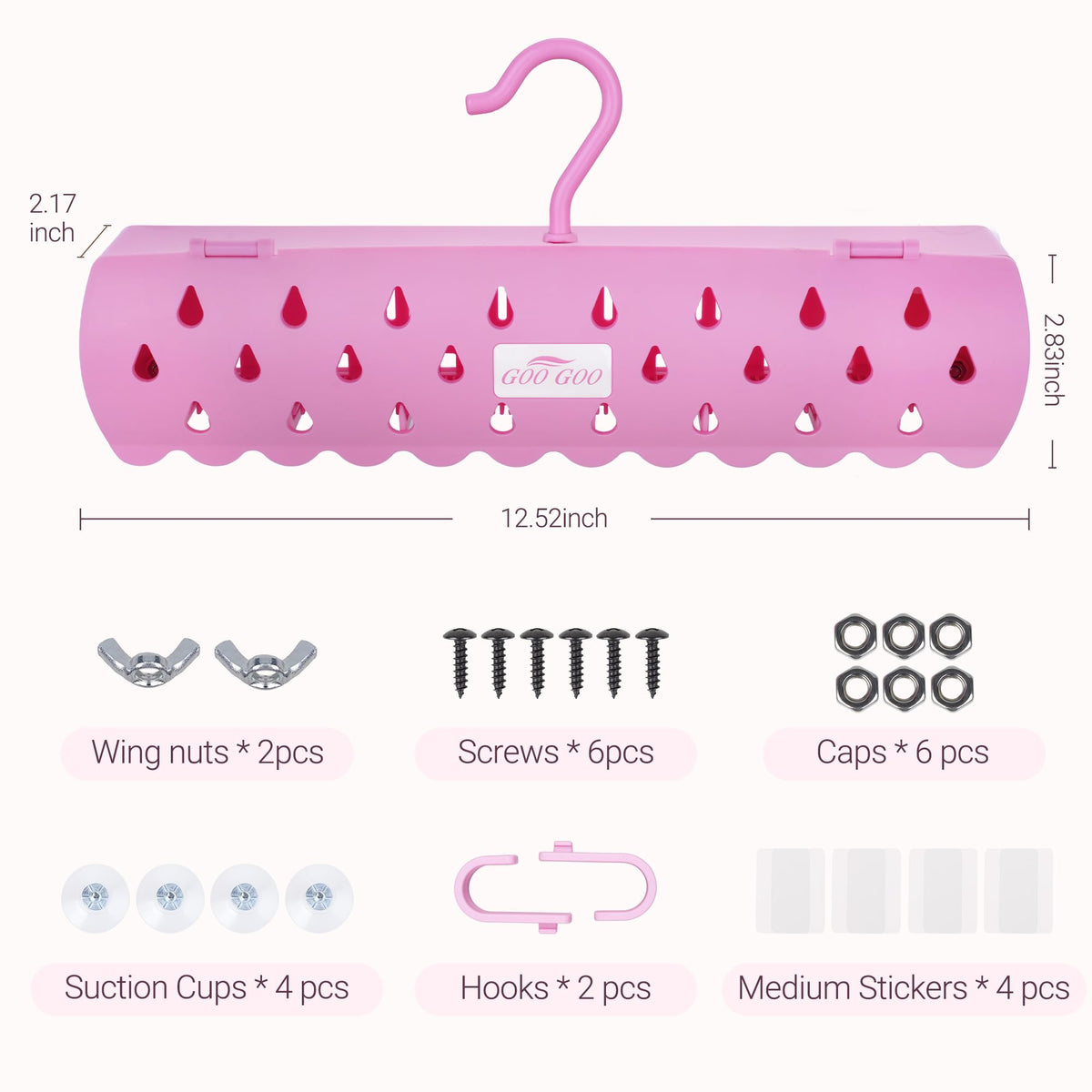 GOO GOO beauty accessories hair stand showing compact lightweight design