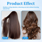 Heatless hair rollers for natural hair showcasing the small diameter size.