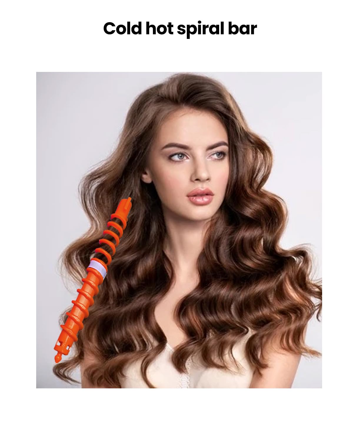Full product set of the heatless DIY curling tools designed for women seeking damage-free volume.
