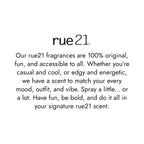 Authentic Rue 21 CJ Red cologne spray for men