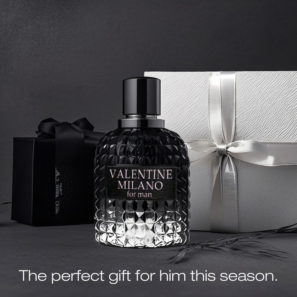 Detail view of the Fragrance Couture Valuable Paris cologne bottle.