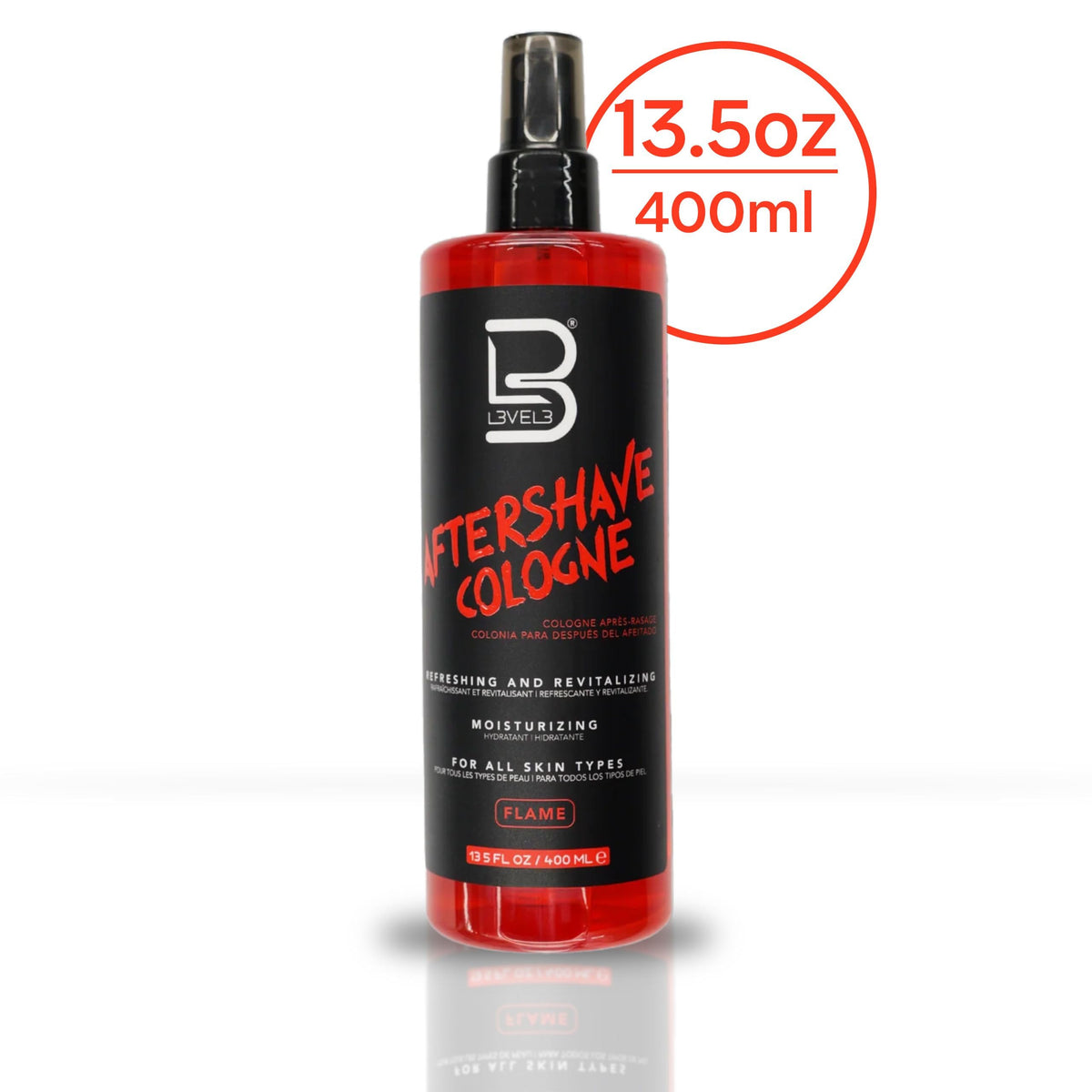 Professional barber grade after shave spray cologne