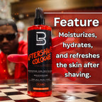 L3 Level 3 after shave bottle packaging details
