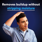 Side profile of Suave Men 2-in-1 ocean inspired hair care