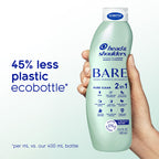 Head and Shoulders Bare Pure Clean packaging twin pack box