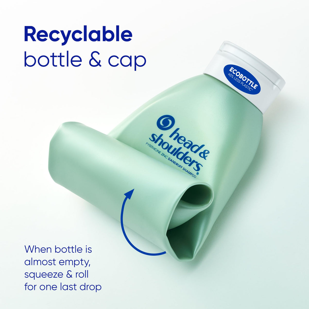 Detailed view of the sulfate-free and silicone-free product label