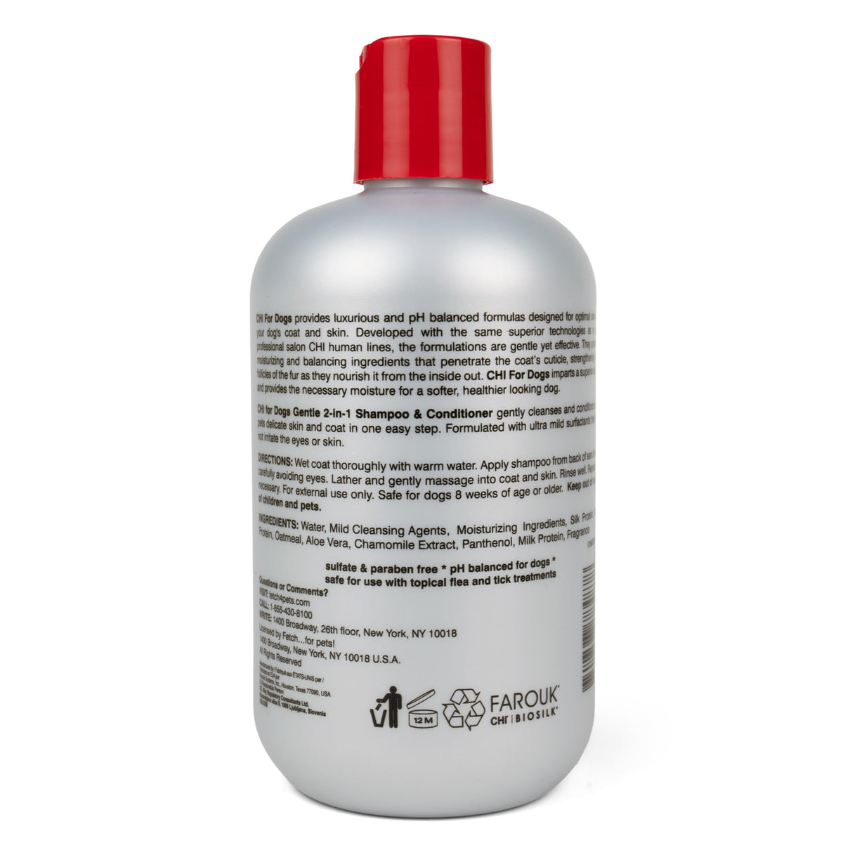 Authentic USA imported CHI dog shampoo for all breeds