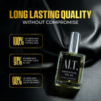 ALT Fragrances Executive Number 26 Extrait de Parfum bottle base showing batch code