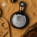 Lattafa Fakhar Black Eau de Parfum luxury imported fragrance collection display