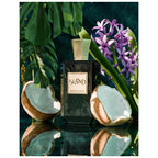 Khadlaj Island summer perfume displaying premium liquid clarity