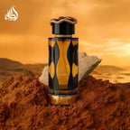 Lattafa Teriaq Intense 100ml bottle showcase highlight of the master perfumer creation