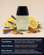PB ParfumsBelcam CM Noir cologne bottle label details