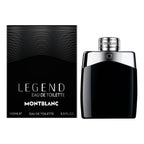 Montblanc Legend 100ml spray bottle with iconic black and silver design