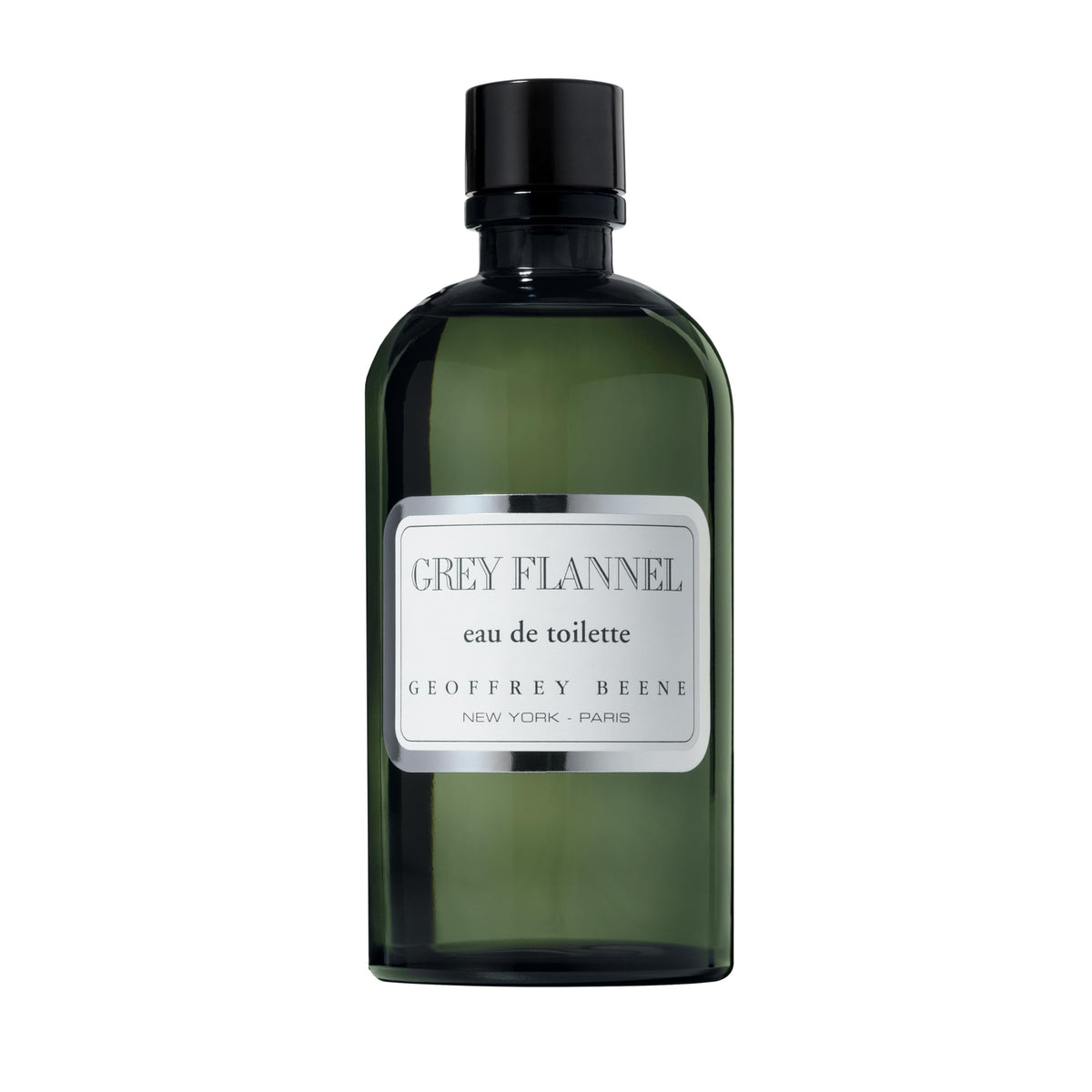 Authentic imported Geoffrey Beene men's luxury cologne fluid ounces display on premium white background