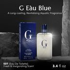 PB ParfumsBelcam G Eau Blue 3.4 Fluid Ounces fresh blue summer fragrance for men