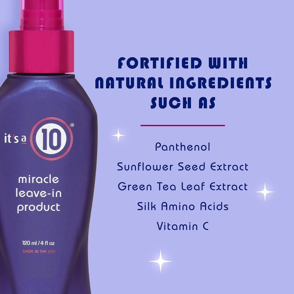 Its A 10 hair care product for frizz control