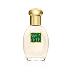 Side profile of the Coty Vanilla Fields 22 ml bottle illustrating its compact size ideal for on the go use