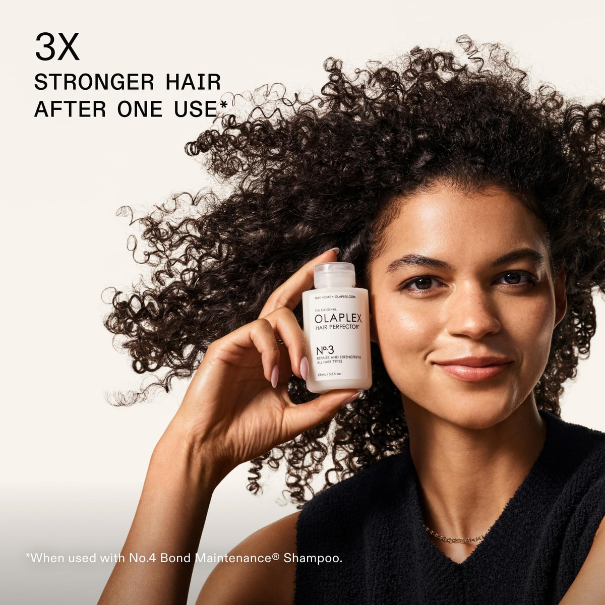 Olaplex concentrated bond repair pre shampoo hair treatment packaging details.