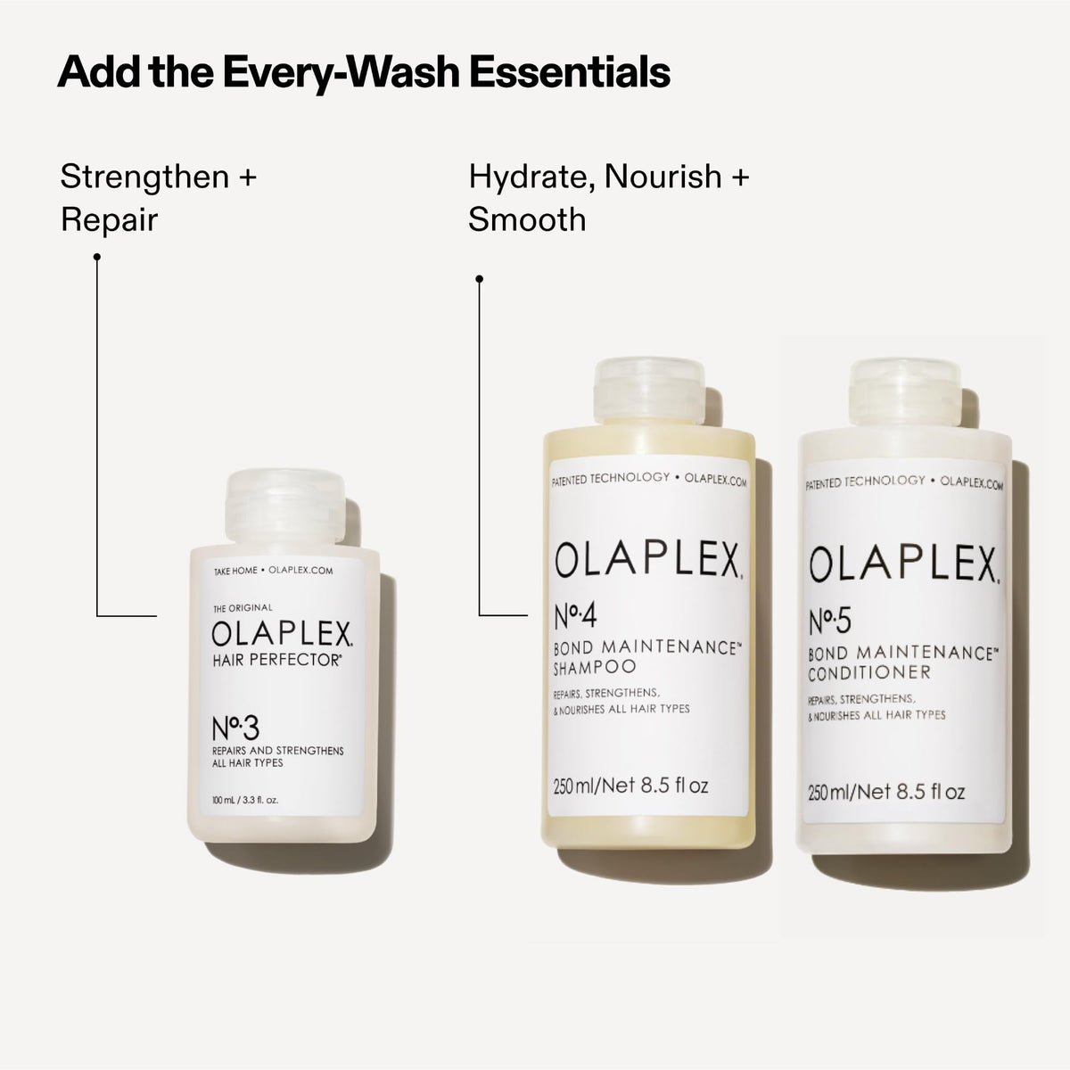 Premium imported hair perfector bottle displayed on clean background.