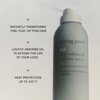 Authentic Living Proof hair care travel bundle on white background