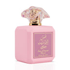 Authentic Ard Al Zaafaran Shams Al Emarat Pink Blush box detailing ingredient information.