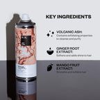 IGK travel friendly hair volume spray packaging side profile