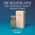 Vacation Beach Coconut Perfume close up of the distinctive crystal cut cap