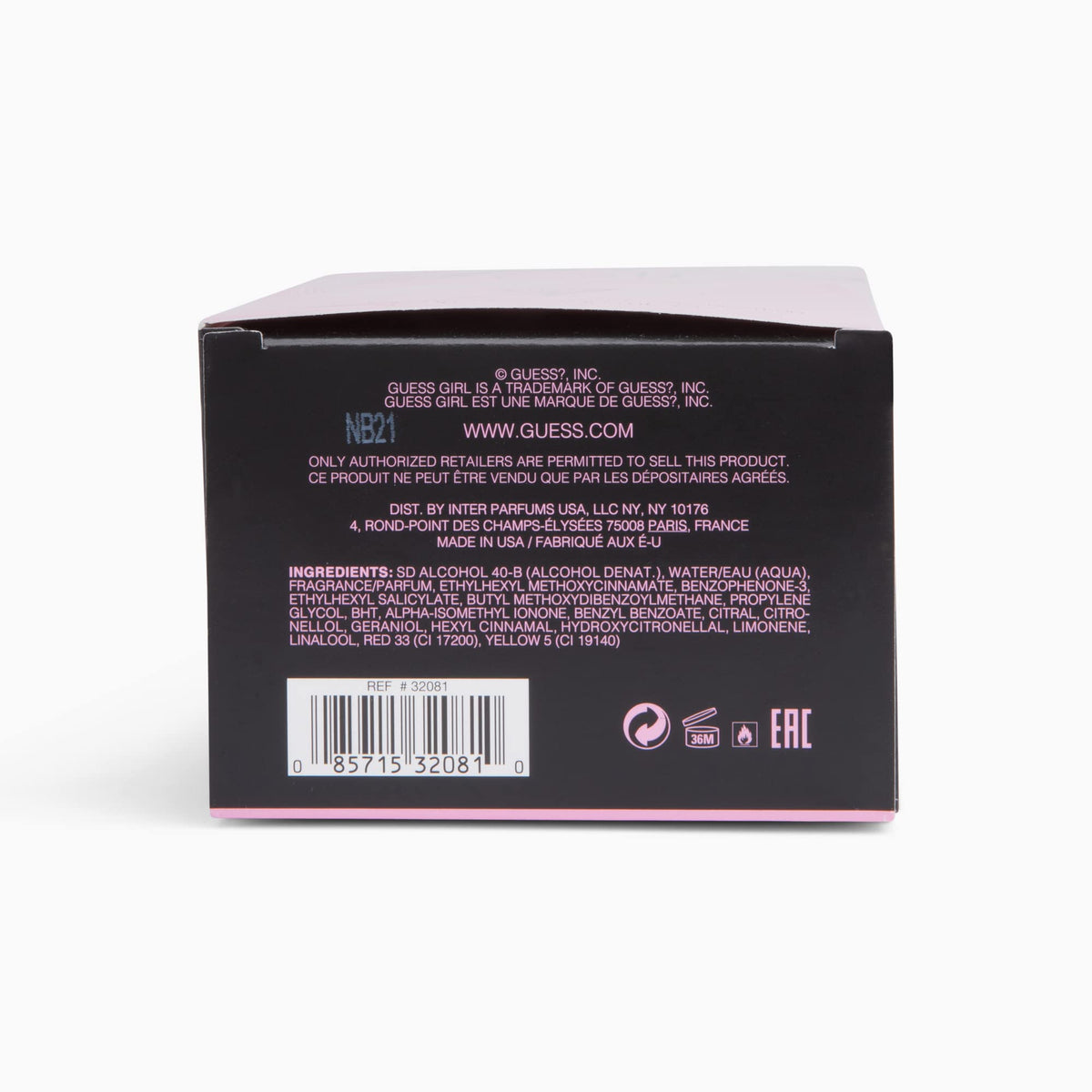 Guess Girl eau de toilette feminine scent presentation