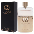 Designer fragrance Gucci Guilty floral scent bottle
