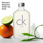 Luxury unisex Calvin Klein CK One fragrance 100 milliliter bottle