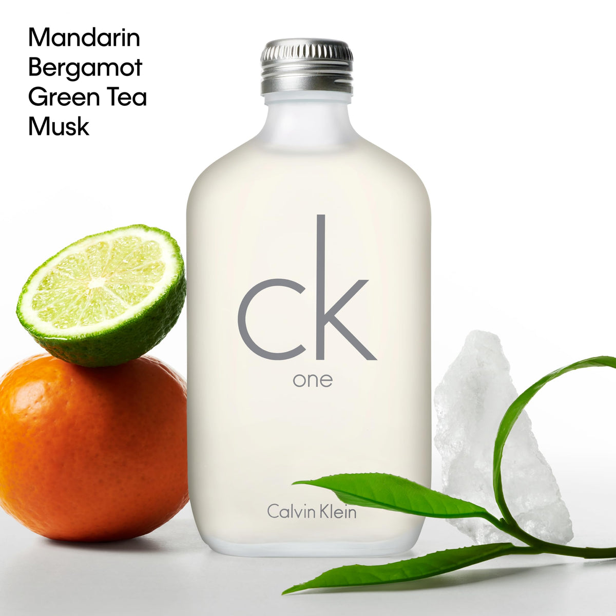 Luxury unisex Calvin Klein CK One fragrance 100 milliliter bottle