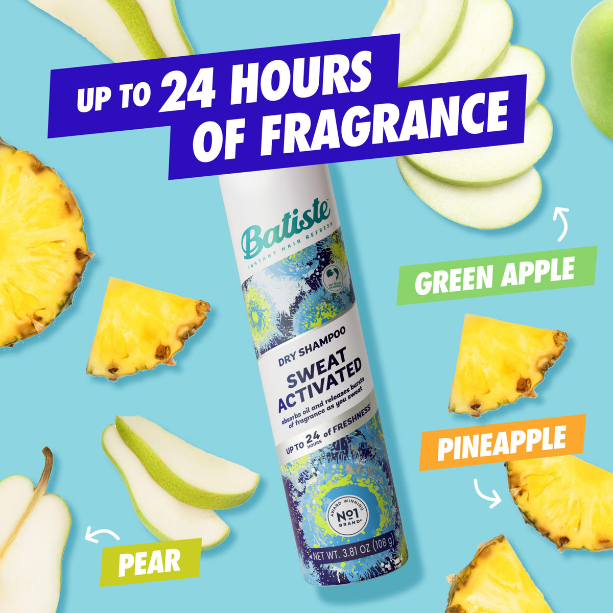 Authentic Batiste hair care product packaging