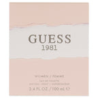 Guess 1981 perfume bottle branding detail