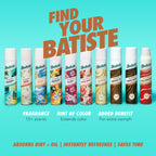 USA imported Batiste dry shampoo divine dark variant packaging details