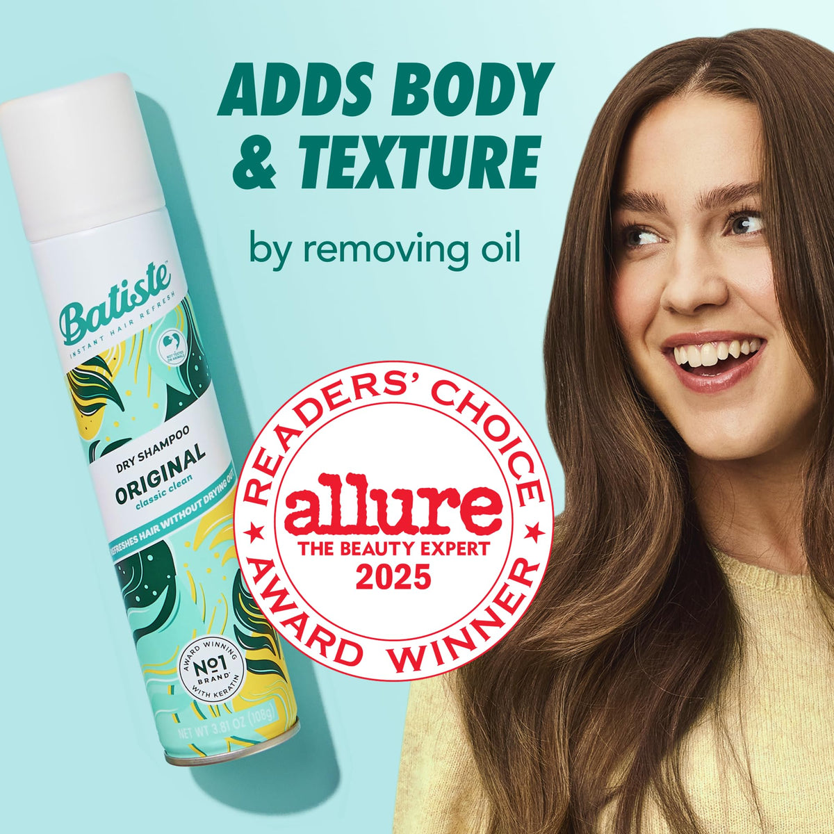 Batiste Original dry shampoo set for instant hair refreshment