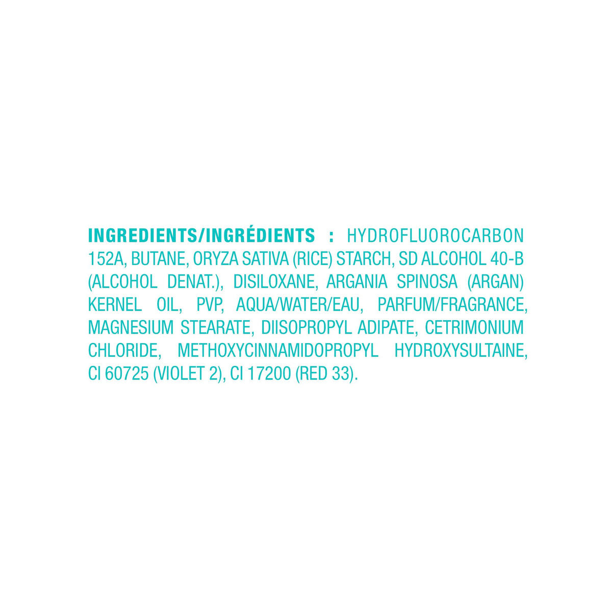 Professional hair care Moroccanoil dry shampoo light tones