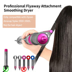 Odashen smoothing dryer attachment angled view illustrating the dual airflow path for salon-like hair grooming.